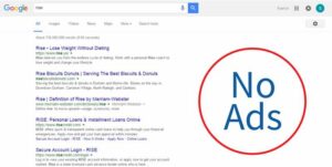 No Side Ads Google